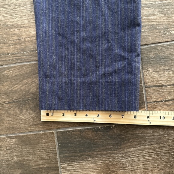 Kuhlman Men's Gray Striped Dress Pants 32x31 Wool Cashmere Made in Italy - Picture 8 of 9